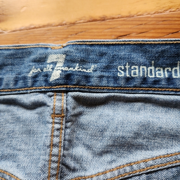 7 for all Mankind Standard Straight Leg Size 28 Inseam 32 NEVER WORN NWT - Picture 5 of 9